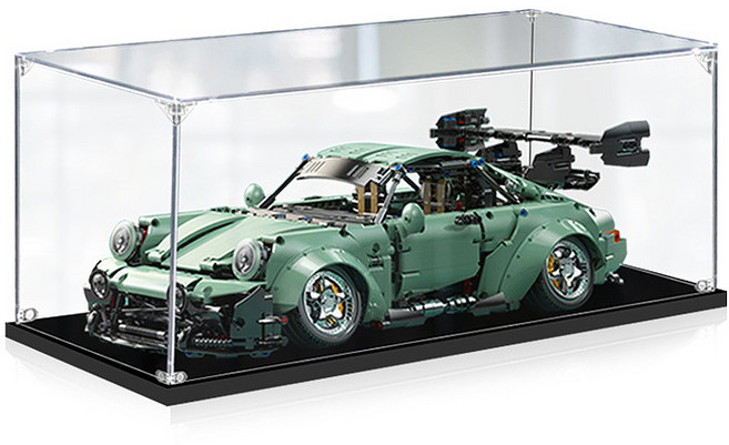 레고 피규어 아크릴 케이스 자동차 투명 장식장 진열장, S사이즈, 1개