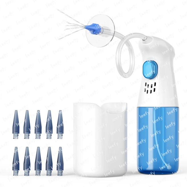 귀 세척기 세정기 귀이개 귀후비기, 1개, 블루 - 쿠팡