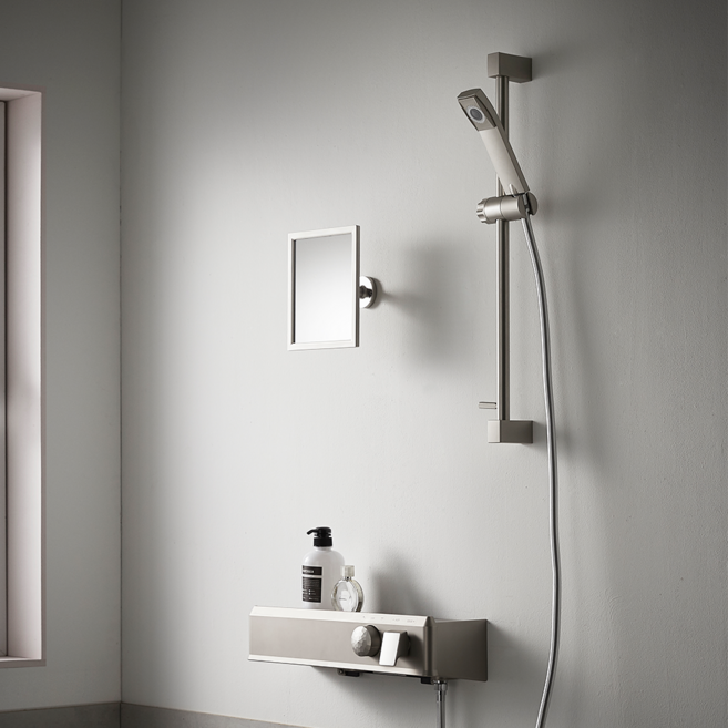 국산 선반 샤워 수전 세트 욕조수전 프리미엄 욕실 슬라이드바 DB911SET [다인], 무광니켈, 1개