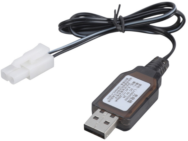 내구성이 뛰어난 60cm USB 전원 충전기는 8.4V 250mA 충전식 NiMH/NiCD 배터리 리모컨 자동차 보트 모형 배터리 등의 액세서리와 호환됩니다.