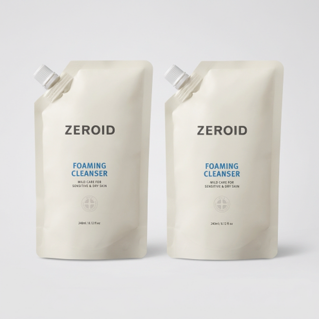 제로이드 포밍 클렌저 240ml, 포밍클렌저 리필 2입, 1개