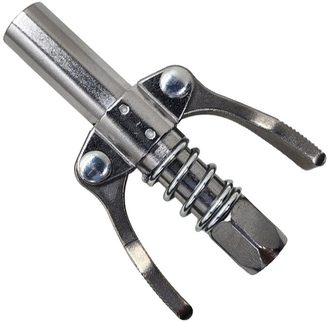 구리스주입기 구리스건 원터치 퀵 커플러 니플 더블핸들, 1개