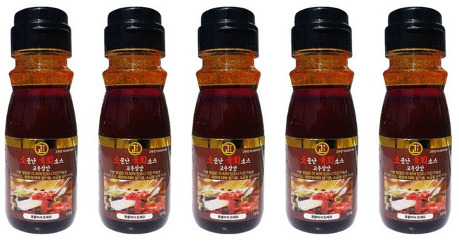 소문난 육회소스 고추장맛 120g 5개