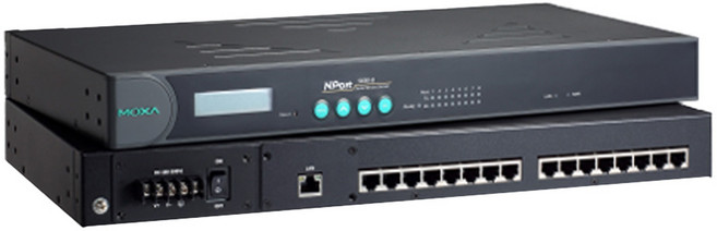 昌運監視器 MOXA NPort 5650-16 16埠 RS-232/422/485 機架式串列設備伺服器, 1個