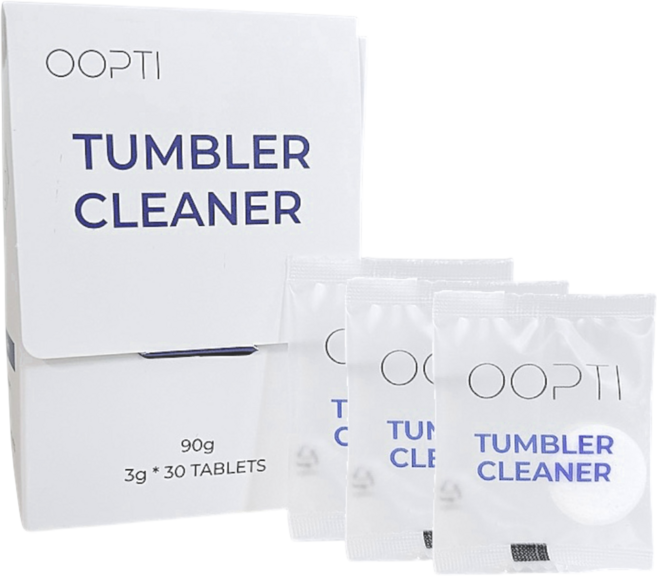 웁티 텀블러 발포 세정제 개별포장 30개입, 1개, 90g