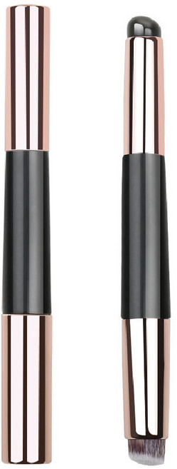 미러벨 2in1 멀티 메이크업 듀얼 브러쉬, 2개, 혼합