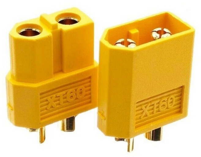 XT60 커넥터 드론 ESC RC카 플러그 배터리 PC단자 잭, 1개