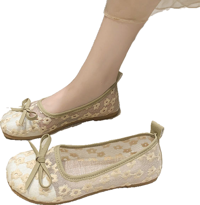 여성 망사 통기성 로퍼 통굽 플랫 캐주얼 단화 M 뉴타임즈 J994A814