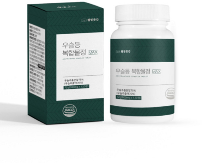 웰빙곳간 우슬등 복합물 정 MAX 600mg, 1개, 120정