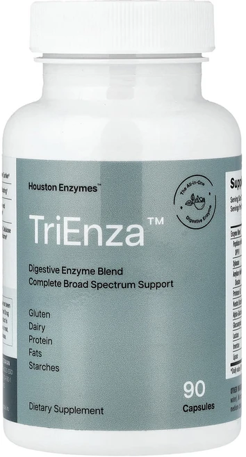 새해 첫좋은선물 Houston Enzymes TriEnza™ 소화 효소 혼합물 캡슐 90정 제대로 할인합니다, HoustonEnzymesTriEnza소화효소혼합물캡슐, 1개 - 쿠팡