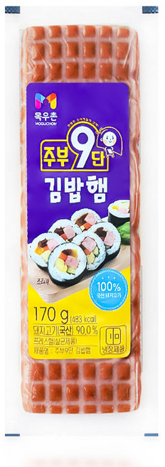 목우촌 주부9단 김밥햄 170g 5개