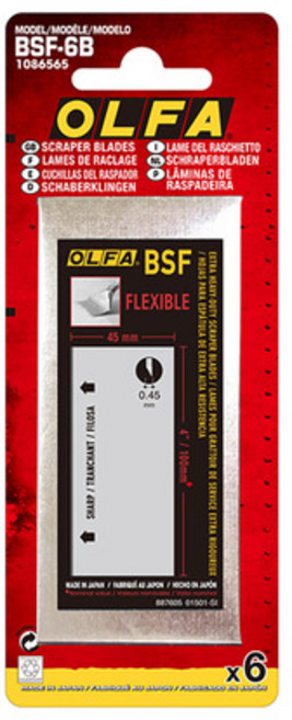 올파 XSR-200 300 600용 칼날 BSF-6B 스크래퍼용커터날 올파스크래퍼 OLFA, 1개