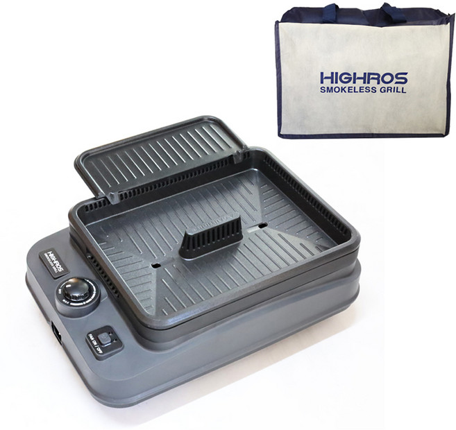 연기먹는 하이로스 전기그릴 실속형 중형 HQ5