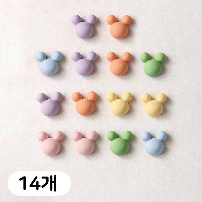 혼반홈 냉장고 자석 강력 자력 선명 컬러 자석 매트 미니 자석 냉장고 앞문 장식, 미키 모양