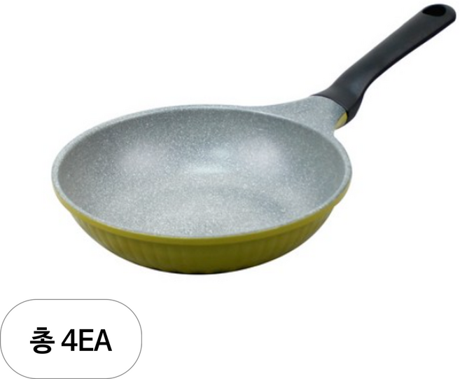 리빙온 올리브 스톤 후라이팬, 20cm, 4개