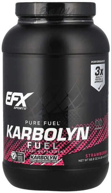 EFX Sports Karbolyn Fuel Strawberry 4 lb 4.8 oz (1 950 g), 1950 g, 1.95kg, 1개 - 쿠팡