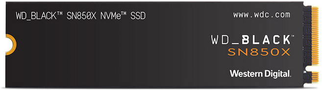 WD BLACK SN850X M.2 NVMe SSD, 4TB, WDS400T2X0E