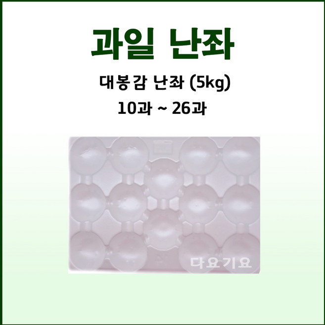 과일망 포장지 완충제 과일포장재 5kg 대봉감난좌, 50개, 대봉감 난좌 22과