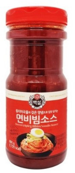 CJ제일제당 면비빔용 소스, 2개, 890g