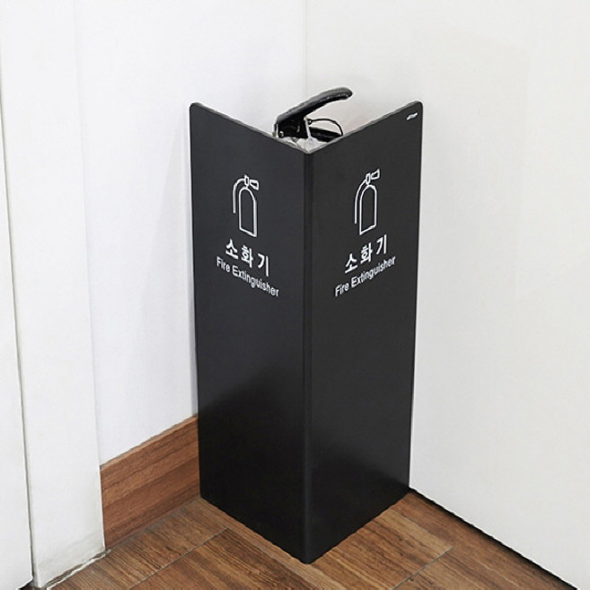 포맥스 소화기커버 2면 검정 1471, 1개, 상세페이지 참조