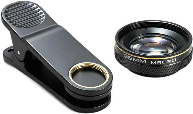 通用手機 135mm MACRO 遠攝微距鏡頭, 17MM單微距, 1個