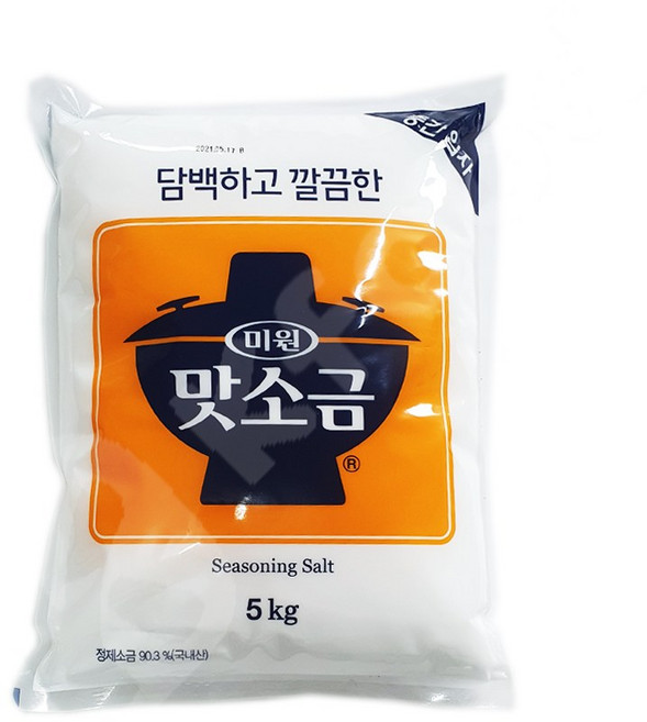 미원 맛소금 5kg 대상 청정원 중간입자, 1개