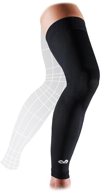 도쿄 야쿠르트 야마다 데쓰토 선수 애용 브랜드 맥데이비드(McDavid) 액티브 다리 다리 슬림형 서포터 MA102 컨디셔닝 풀 레그 슬리브 좌우 겸용 안락함 컴프레션 M 블랙 일, ＢＫ