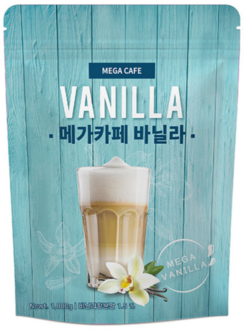 메가카페 바닐라 파우더 1kg, 1개입, 1개