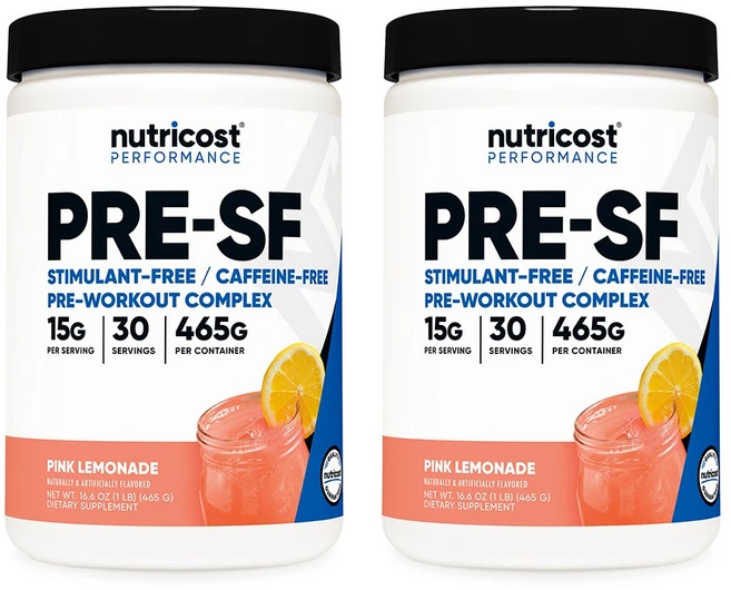 뉴트리코스트 스팀-프리 프리워크아웃 30회분 핑크 레모네이드 2개 - 쿠팡