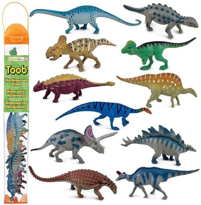 정품++ Safari Ltd. 사파리엘티디 Herbivorous Dinosaurs TOOB – 11 Plant-Eating Dinosaur Figurines Educationa, 정품++ Safari Ltd. 사파리엘티디 Herbiv