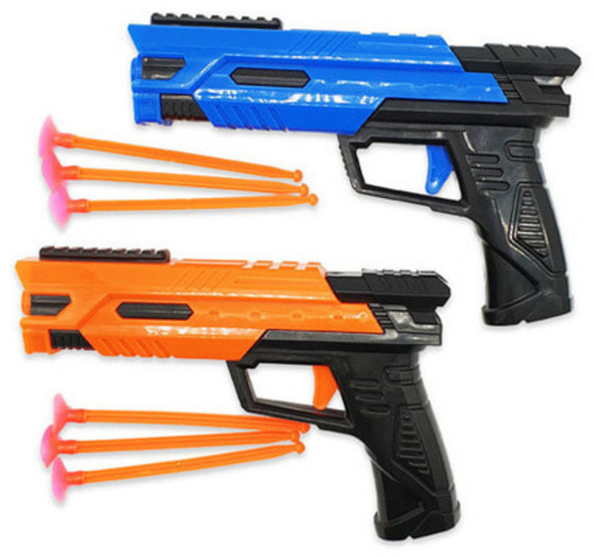 2500 착 붙는 다트총 세트 게임놀이, 1개