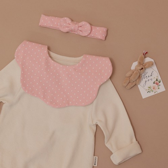 [출산백일선물]우이동금손 스텔라 베이비 반팔4종 선물세트(선물포장)