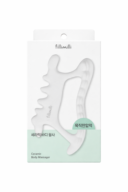 필리밀리 괄사 세트 (바디 + 페이스), 화이트, 2개
