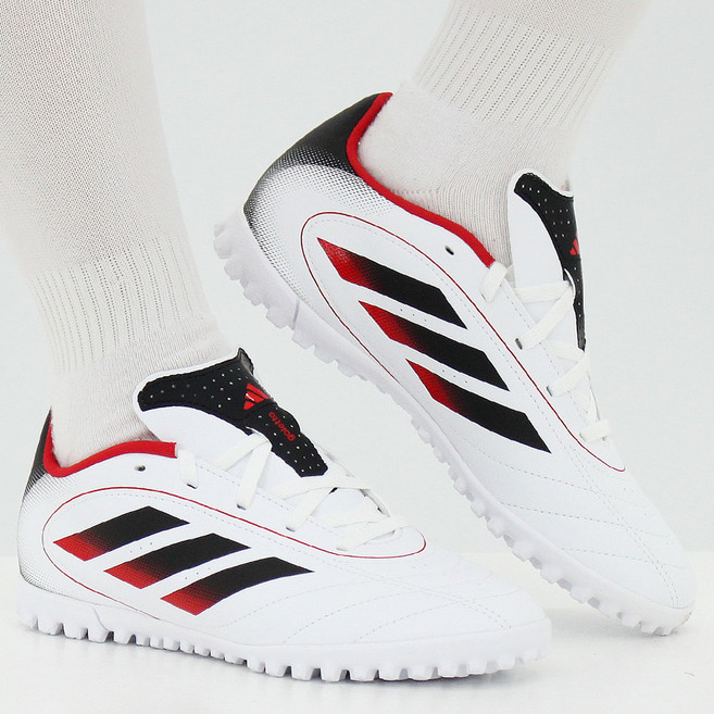 아디다스 주니어 풋살화 TF화 키즈 가벼운 축구화 어린이 터프화 인조잔디 맨땅용 풋볼 슈즈