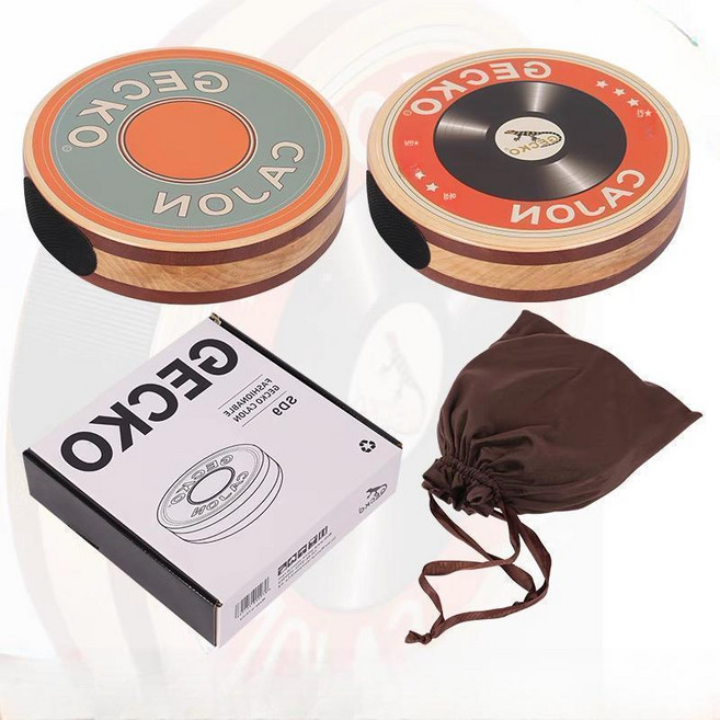 미니 무릎 카혼 악기 버스킹 핸드드럼 퍼커션 타악기 취미, 5.우드 봉고 드럼