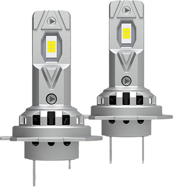 V7 LED전조등 12V 24V 겸용 승용차 화물차 헤드라이트, H7, 2개