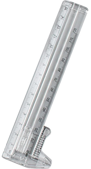 미니 플라스틱 슬라이딩 버니어 캘리퍼 게이지 측정도구 자 0-150mm/180mm, 1개