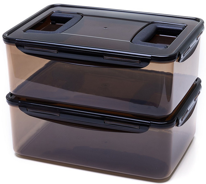 제오닉 블랙 김장 김치통, 6L, 2개