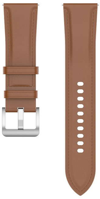 真皮錶帶 適用 華米 Amazfit T-Rex Ultra 2 A2550 手錶 腕帶, 尖尾-淺棕色, 1個