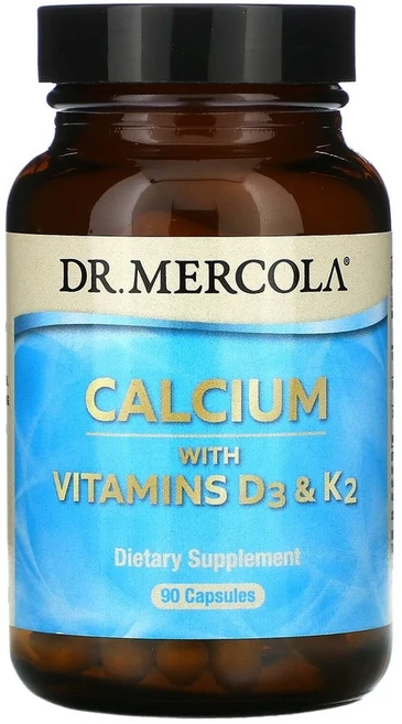 Dr. Mercola 비타민 D3 K2 함유 칼슘 캡슐 90정, 90 개, 1개 - 쿠팡