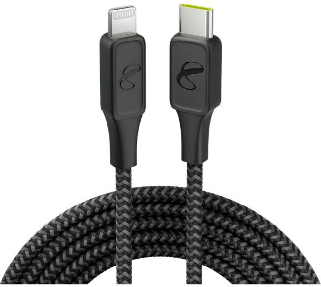 인피니티랩 인스턴트커넥트 USBA에서 라이트닝으로 충전 케이블 아이폰과 아이패드용 흰색, USB-C to Lightning, Black