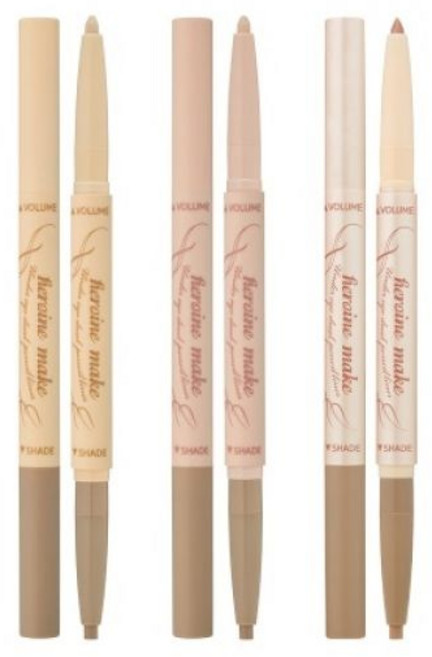 키스미 히로인메이크 언더 아이 듀얼 펜슬 라이너, 01내추럴볼륨, 1개