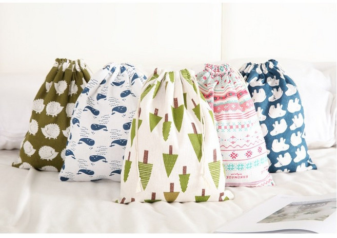 블루칩 더스트백 복조리파우치 면소재