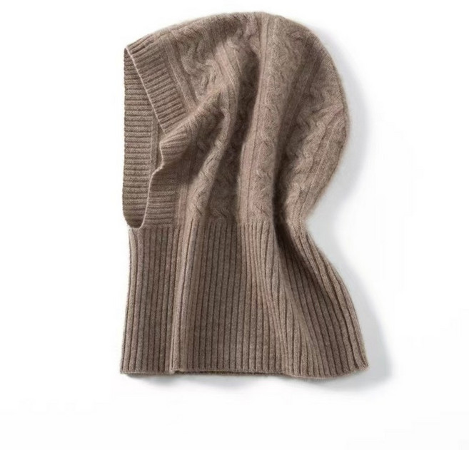 JoYouth 바라클라바 100%캐시미어 후드넥워머, A, 1개