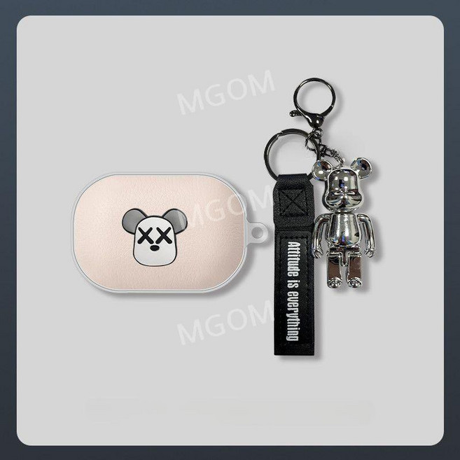 베오플레이 E8 3.0 이어폰 투명 케이스 호환 Beoplay 무선 블루투스 커버, Beoplay E8 2, 실버 베어