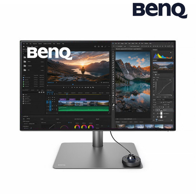 BenQ PD2725U 아이케어 무결점 모니터, _4K, 70cm(27인치)