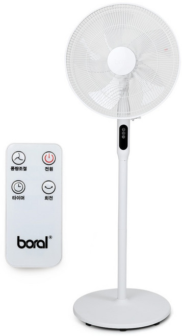 [단순개봉 전시리퍼] 16인치 대형 스탠드 선풍기 5엽 리모콘형, 16인치 선풍