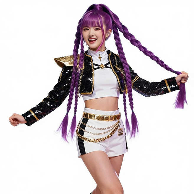 모아룸 케데헌 루미 조이 성인 의상 할로윈 케이팝 데몬 헌터스