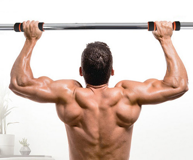 펀치팡 가정용 문틀철봉 넓은문틀전용 (82cm~130cm)4번철봉, 프리미엄 넓은문틀형