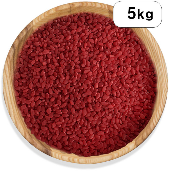 발효홍국쌀 삼광미로 만든 유기가공 홍국균 홍국쌀 국제인증 홍국미 모나콜린k 도담도담홍국쌀, 5개, 1kg